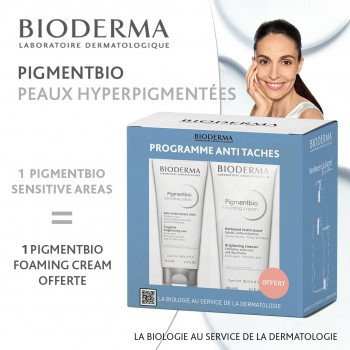 Bioderma Pigmentbio Sensitive Areas – 75ml Pigmentbio Foaming Cream 200ml OFFERT