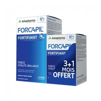 ARKOPHARMA FORCAPIL Pack Cheveux Et Ongles 180 Gélules + Forcapil 60 Gélules Offert
