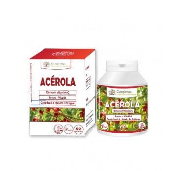 Complemax Acerola 500mg 60 gelules