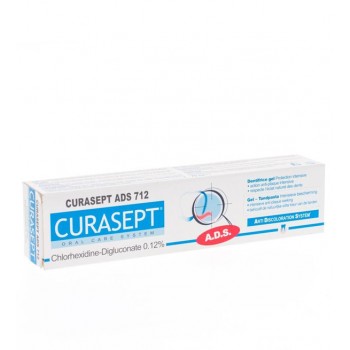 Curasept ADS 712  Dentifrice Gel 0,12% CHX – 75 ml