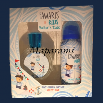 Parfum pour garcon pak fawaris kids Sailor's tale eau de toillette+spray allergen free pak cadeaux