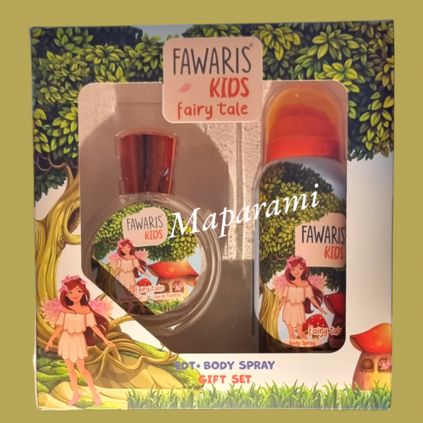 Parfum pour Filles pak fawaris kids Fairy tale eau de toillette+spray allergen free pak cadeaux