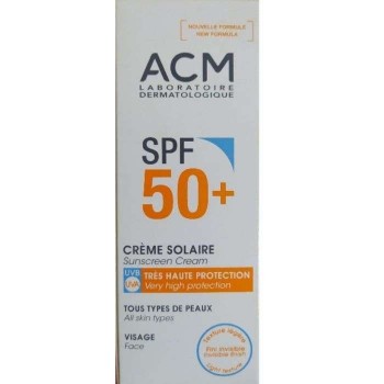 ACM Ecran Solaire Spf 50+ Visage - Peaux Photosensibles