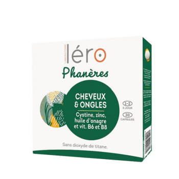 Léro Phanères Ongles Cassants & Chute de Cheveux 30 Capsules
