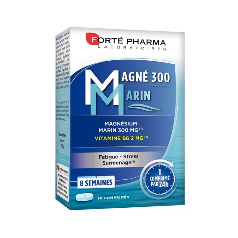 FORTE PHARMA Magnésium marin 300mg 56 comprimés 2 MOIS