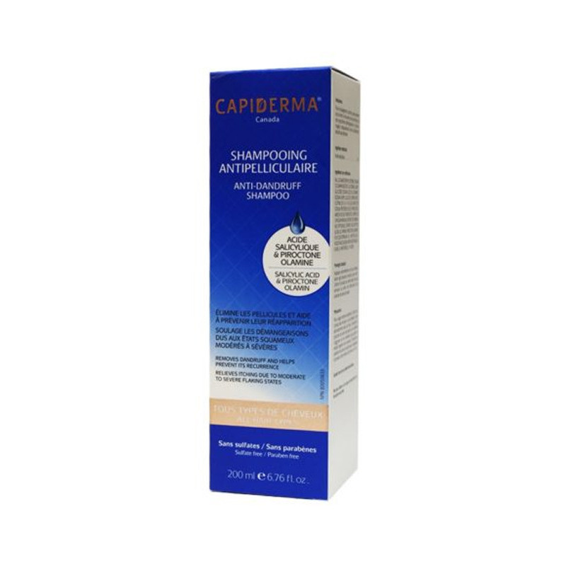 CAPIDERMA shampooing anti-pelliculaire 200 ml