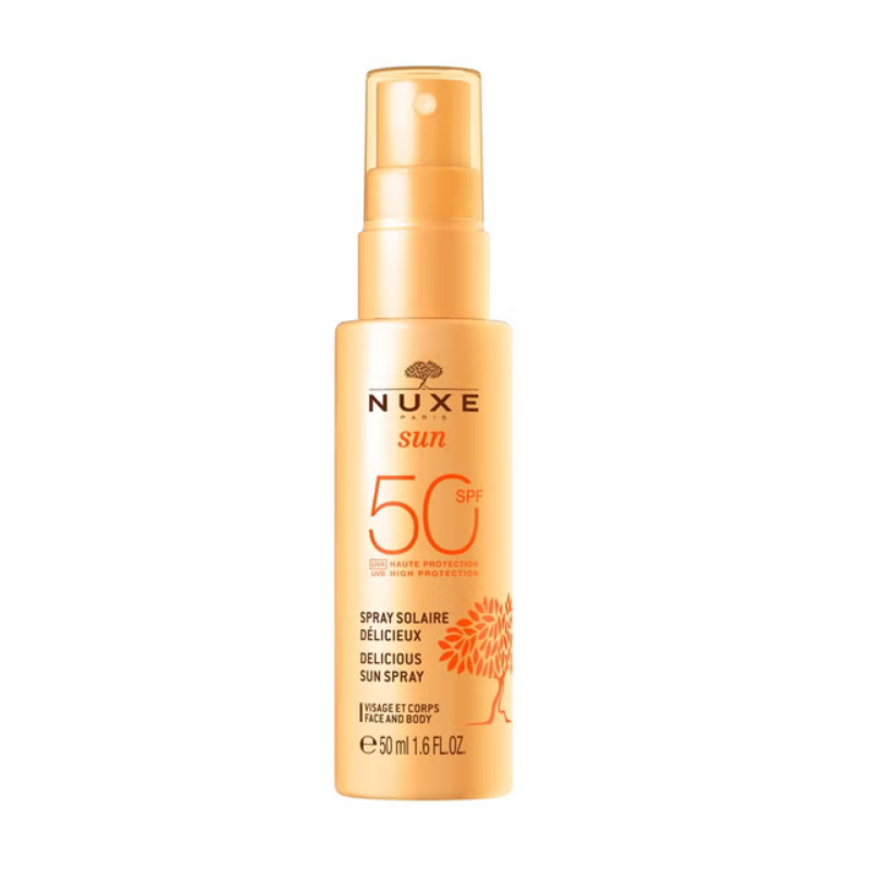 NUXE Spray Solaire Délicieux haute protection SPF50 visage et corps 50ml