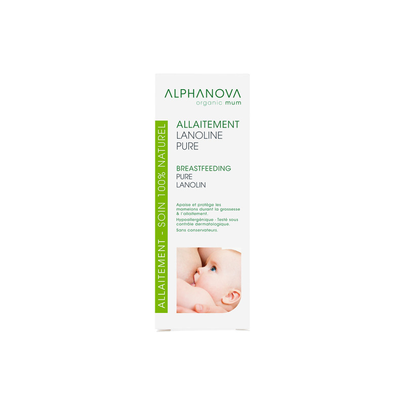 Alphanova Lanoline pure crème pour allaitement 40ml BIO