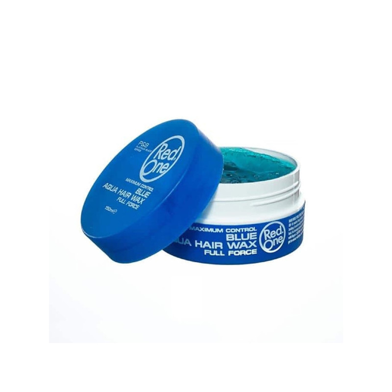 RED ONE BLUE AQUA HAIR WAX FULL FORCE CIRE COIFFANTE 150ML