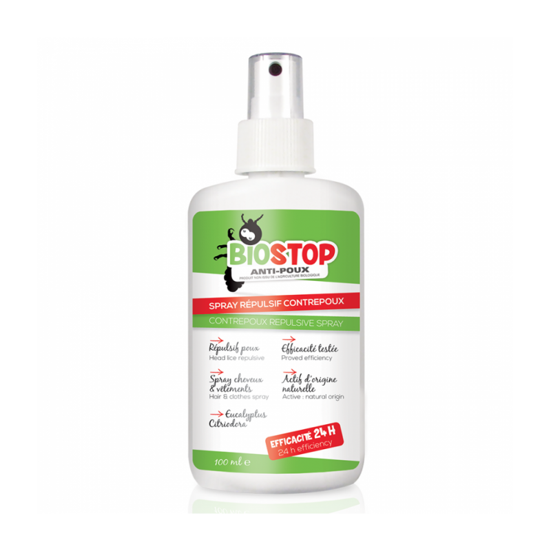 BIOSTOP SPRAY RÉPULSIF ANTI- POUX