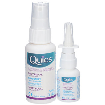 QUIES BI-PACK ANTI-RONFLEMENT Spray Nez + Bouche