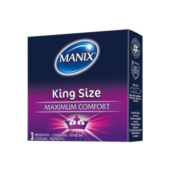 Manix King Size Max Boite de 3 Piéces