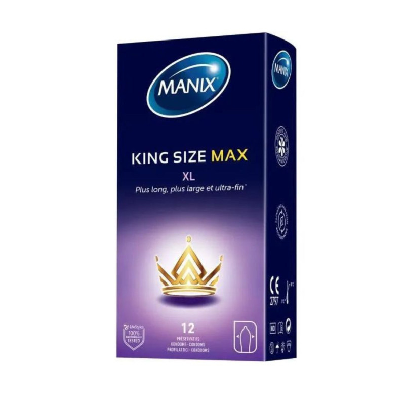 Manix King Size Max Boite de 12 Piéces