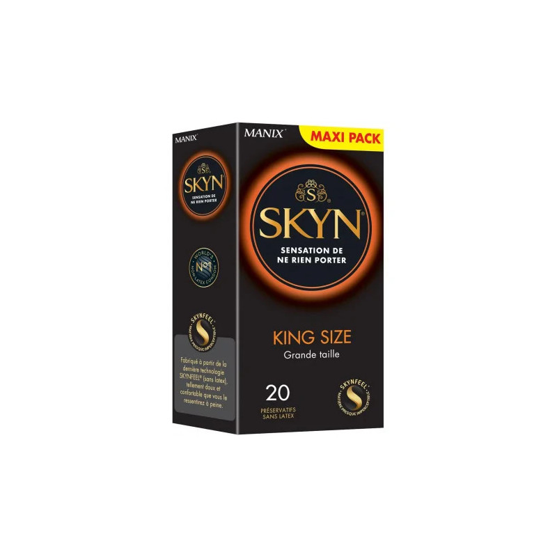 Manix SKYN King Size Max Boite de 20 Piéces