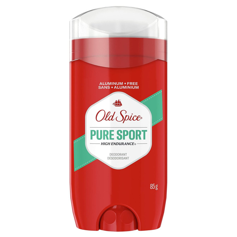 OLD SPICE PURE SPORT DEODORANT STIK 0% sel D'ALUMINIUM 100% ORIGINAL 85ml