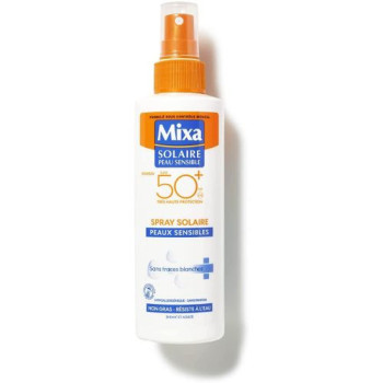 Mixa Spray Solaire Spf 50+Peaux Sensibles Très Haute Protection 200Ml