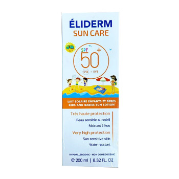 ELIDERM LAIT SOLAIE SPF 50+ ENFANTS ET BEBES 200ML