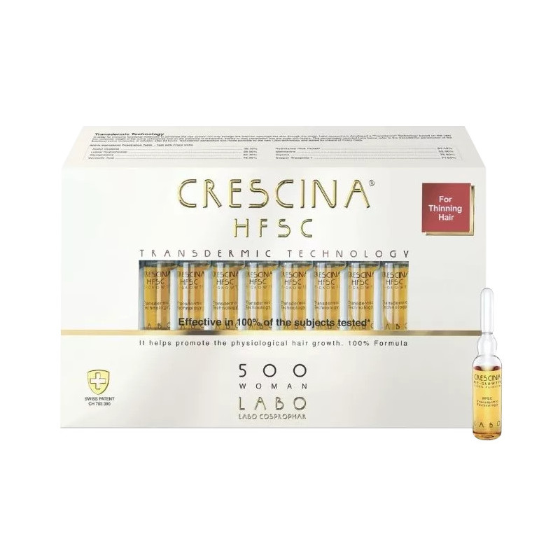 Crescina HFSC Transdermic 500 Woman 20FL 20 ampoules