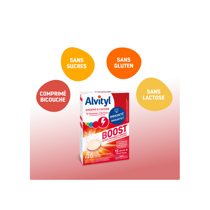 Alvityl Tonus Ginseng & cafeine 20cps