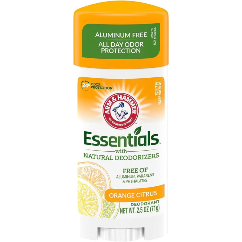 Arm & Hammer Déodorant solide Essentials Orange Agrumes original 100%