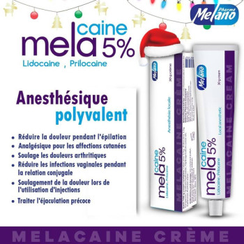 Melacaine crème 5% Anesthésiante local 15g