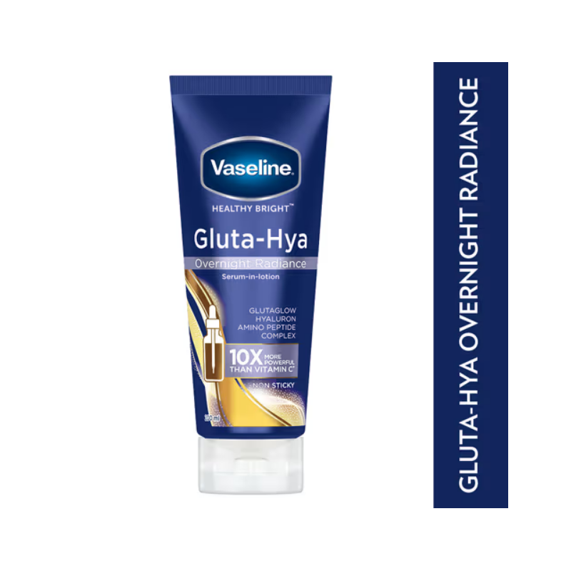 VASELINE GLUTA-HYA SERUM BURST LOTION OVERNIGHT RADIANCE REPAIR 300ML