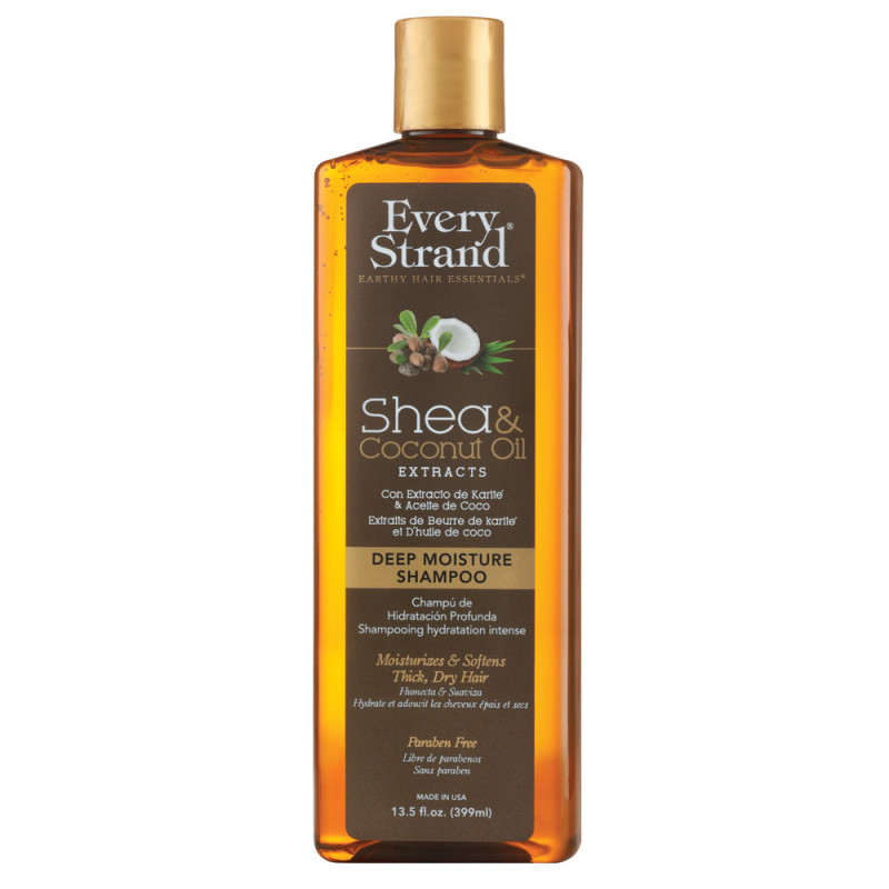 Every Strand Shampooing hydratant profond à l'huile de karité et de noix de coco 384ML