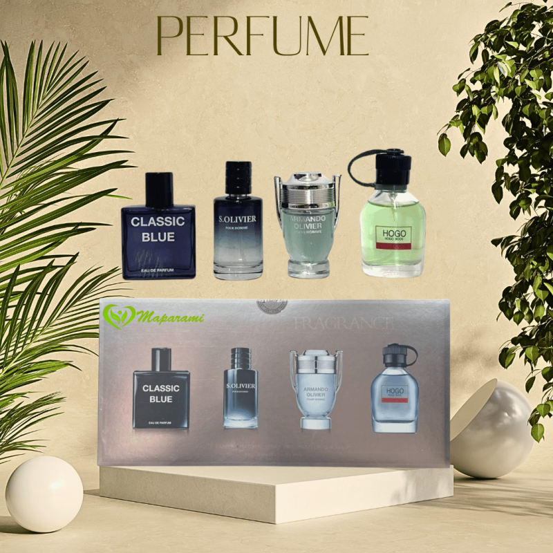 parfum Homme Fragrance pack 4 parfums miniatures 30ml eau de parfum