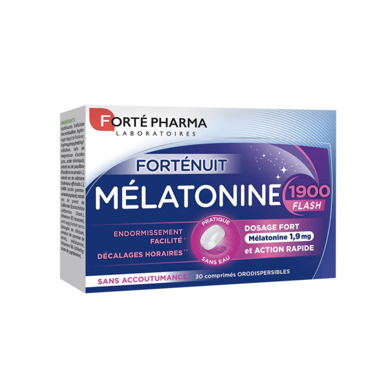 Forte Pharma Melatonine 1900 Flash 30 Comprimes