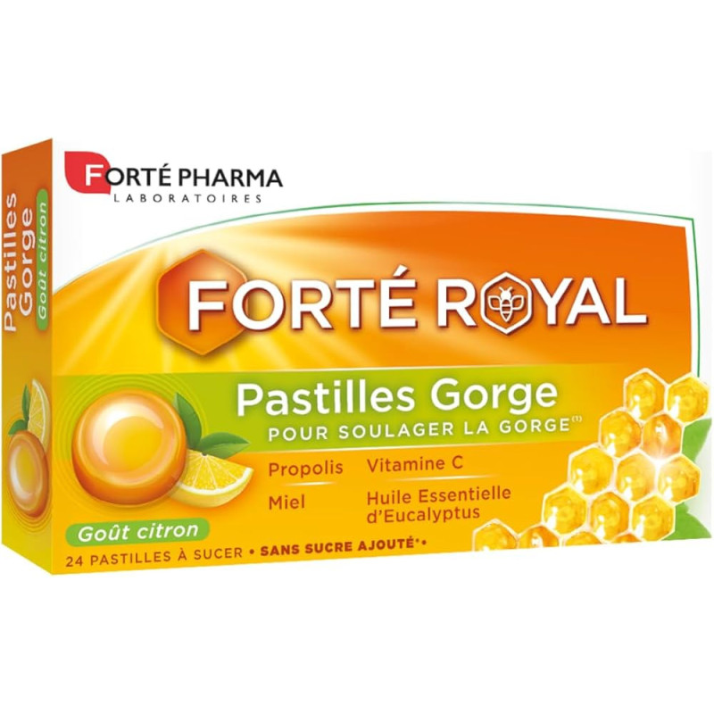 Forte Pharma FORTÉ ROYAL PASTILLES GORGE 24 Unités