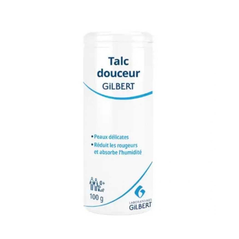 GILBERT TALC DOUCEUR FLACON POUDREUR 100G