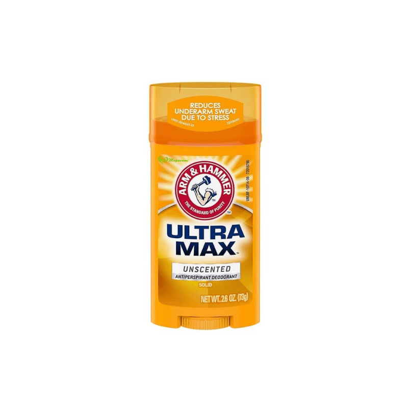 ARM & HAMMER ULTRAMAX Deodorant Anti-Perspirant Invisible Solid Unscented 100% Original