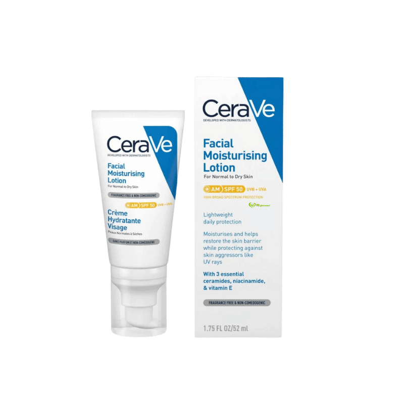 Crème Hydratante Visage CeraVe Pour Peaux Grasses - Gel-Crème Rééquilibrant 52ml - Sans Parfum, Avec Niacinamide - Neuf