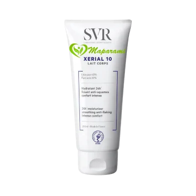 SVR XERIAL 10 Lait Corps 200 ml – Anti-Squames Peaux Sèches