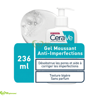 CeraVe Gel Moussant Anti-Imperfections Peau Grasse 236ml