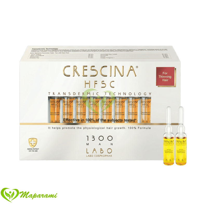 Lotion Crescina Transdermic Pour Croissance Cheveux Homme - 20 Flacons 3,5ml, Neuf, Brevet Suisse