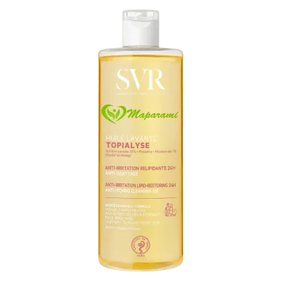 SVR Topialyse Huile Lavante 400 ml – Nettoyant Relipidant Peaux Sensibles et Sèches