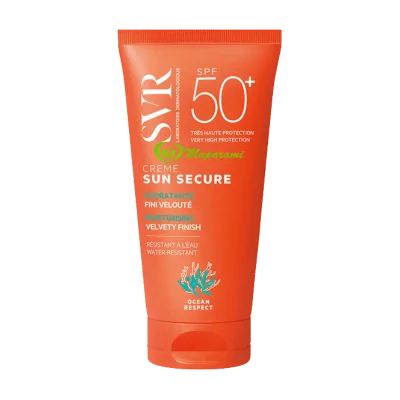 SVR Sun Secure Crème SPF50+ – Crème Solaire Confort Invisible Peaux Normales à Sèches 50 ml