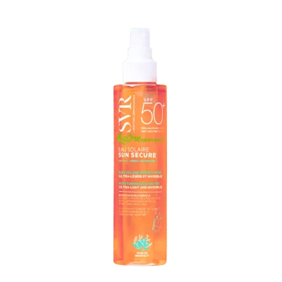 SVR Sun Secure Eau Solaire SPF50+ 200 ml – Protection Solaire Haute Tolérance Visage et Corps