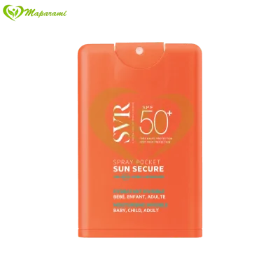 SVR Sun Secure Spray Pocket Invisible SPF50+ – Très Haute Protection Solaire Nomade – 20 ml
