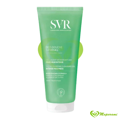 SVR Spirial Déo-Douche 200 ml – Gel Lavant Déodorant Anti-Odeurs 24h