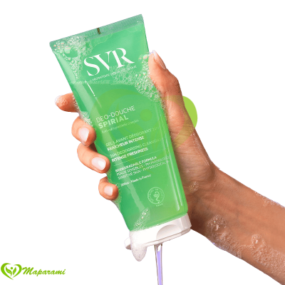 SVR Spirial Déo-Douche 200 ml – Gel Lavant Déodorant Anti-Odeurs 24h