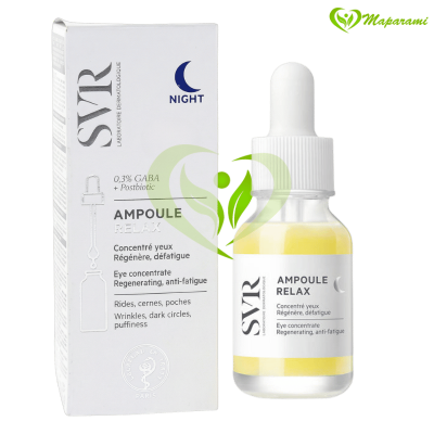 SVR Ampoule Relax Concentré Yeux Nuit Régénérant et Défatiguant – 15 ml