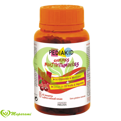 PEDIAKID Gommes Multivitaminées Enfants 60 Gommes