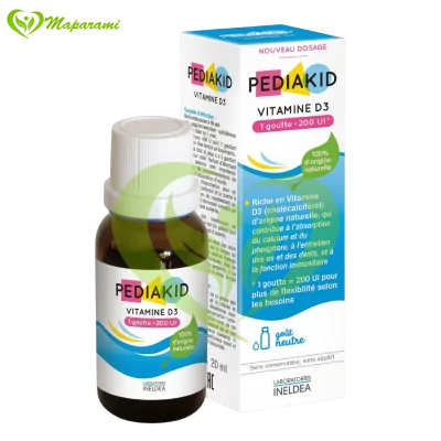 PEDIAKID Vitamine D3 20 ml solution