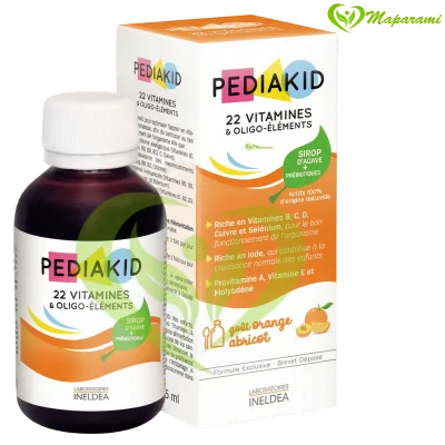 PEDIAKID 22 Vitamines et Oligo-éléments 125ml