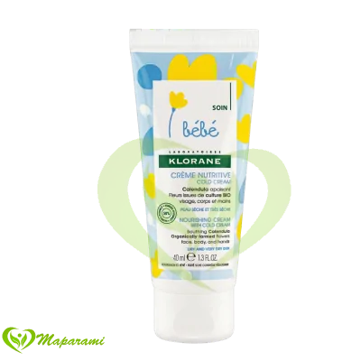 Klorane Bébé Crème Nutritive au Cold Cream 40ml