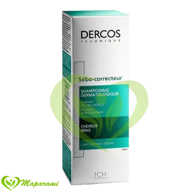Vichy Dercos Shampooing Traitant Sébo-Correcteur 200ml