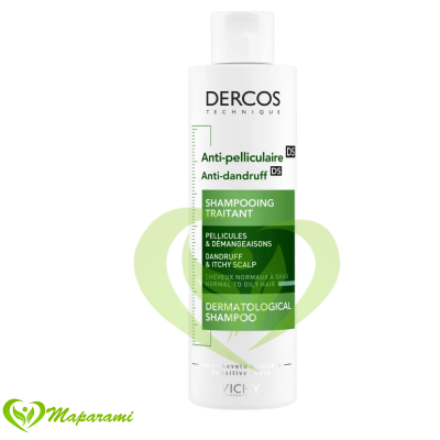 Vichy Dercos Shampoing DS Anti-Pelliculaire Cheveux Gras 200ml