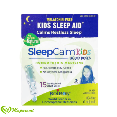 Boiron SleepCalm Enfants 15 Doses Liquides Sans Mélatonine
